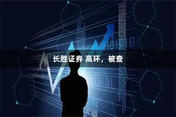 长胜证券 高环，被查